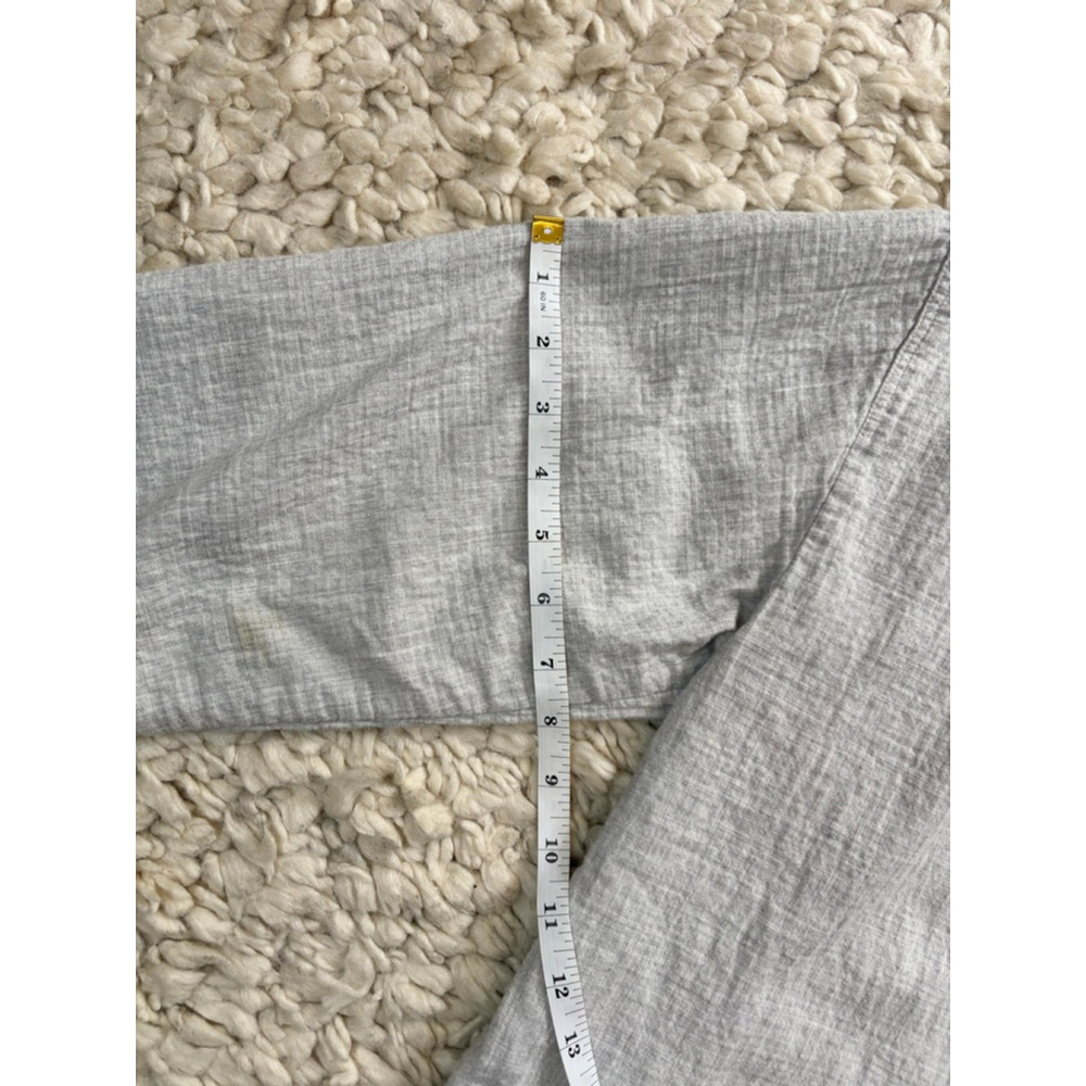 Women's COS Grey Cotton Boxy Robe Size L 100% Cotton - Picture 5 of 14